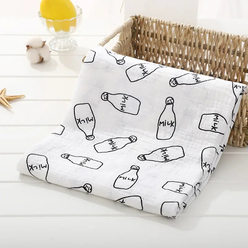 Swaddle Blanket Baby Cotton Muslin Wrap