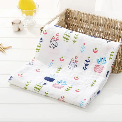 Swaddle Blanket Baby Cotton Muslin Wrap