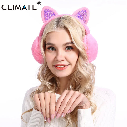 CLIMATE Women Kid Cute Earmuffs