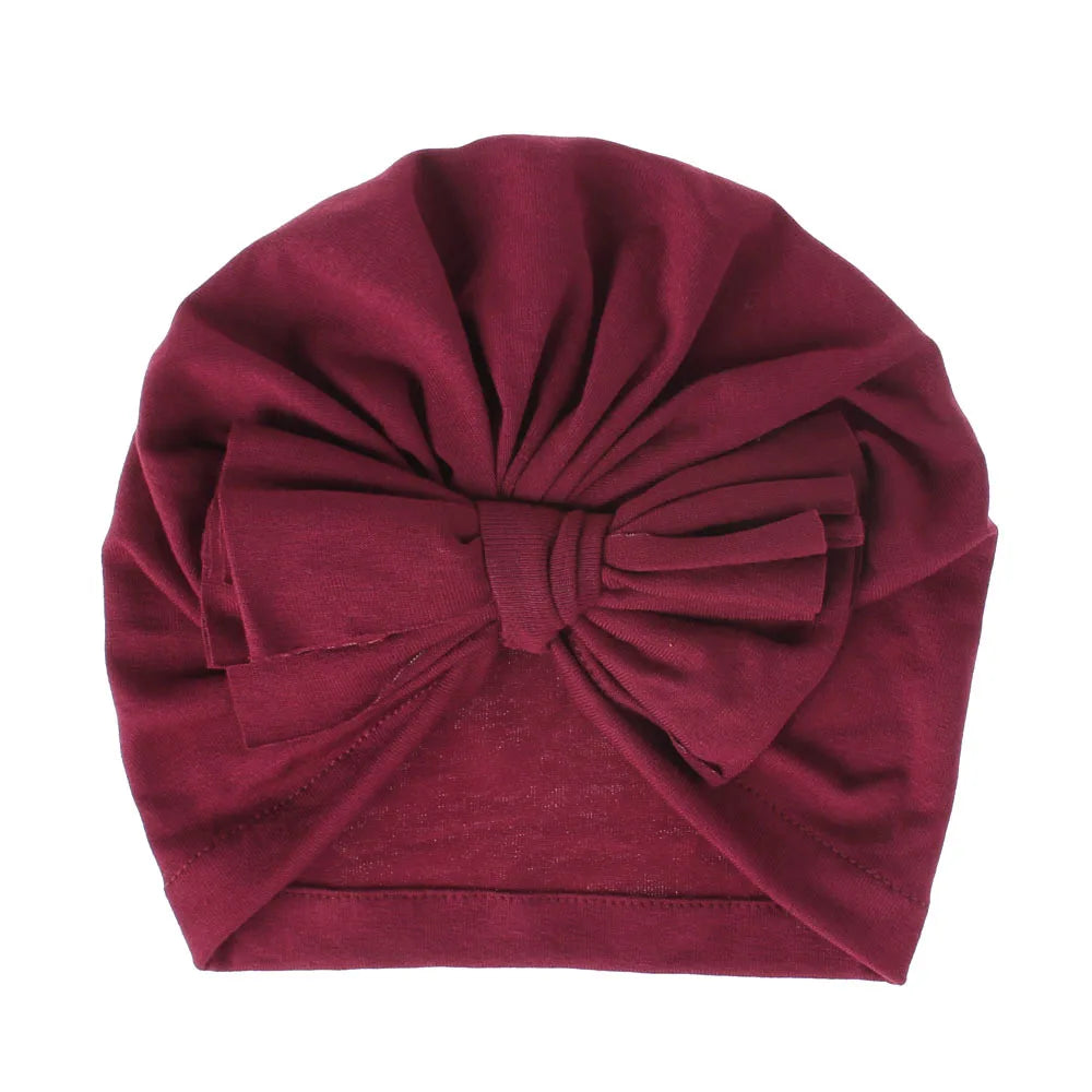 Baby Caps Turban Toddler Spring Bow Ha