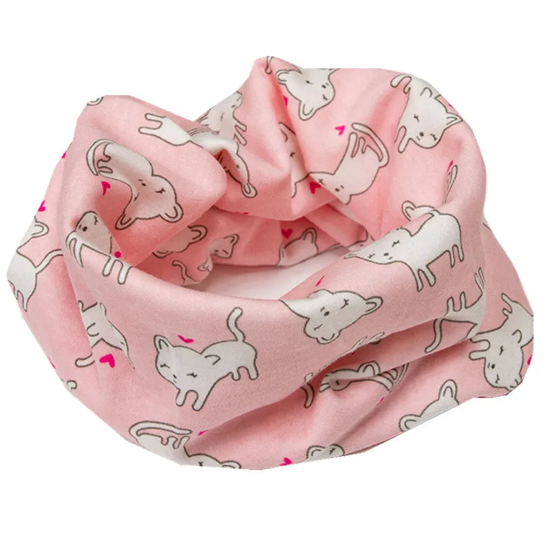 Autumn Winter Girls 100% Cotton Scarf