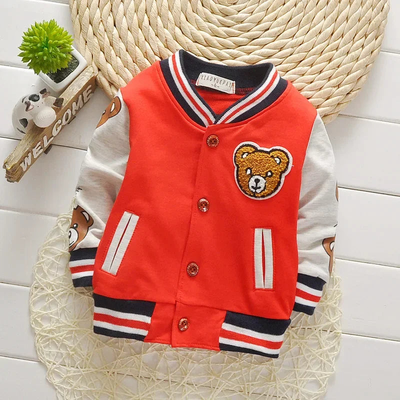 NEW Children Girls Clothes Kids Baseball Infant Sweatershirt Toddler Fashion Brand Jacket Spring Autumn Kids Outwear Boys Coat