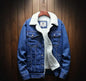 Hooded Denim Jacket Men's