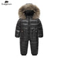 Cheap Degree Russian Winter Children's Clothing Down Jacket Boys Outerwear Coats , Thicken Waterproof Snowsuits Girls Clothing