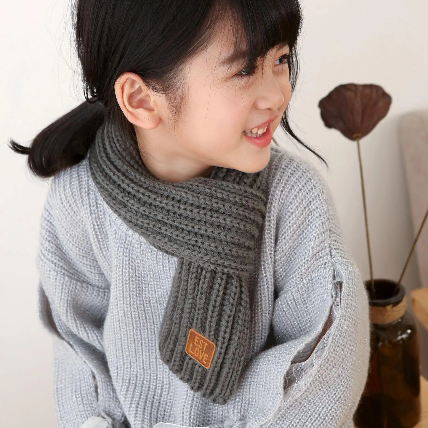 COKK Kids Scarf  Girls Baby Winter Warm Scar