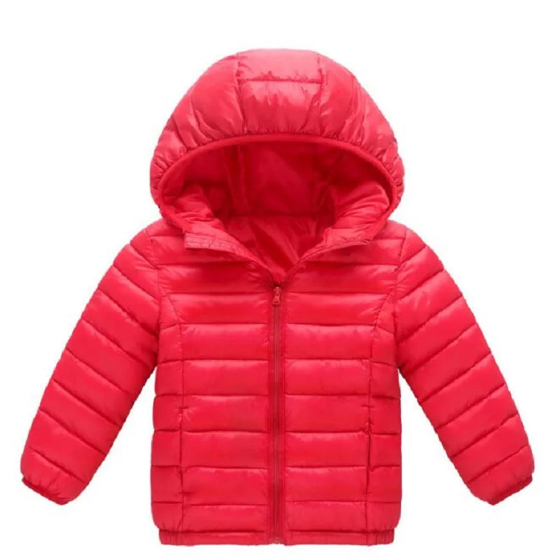 Boys Girls Cotton Winter Fashion Sport Jacket Outwear Children Cotton-Padded Jacket Boys Girls Winter Warm Coat