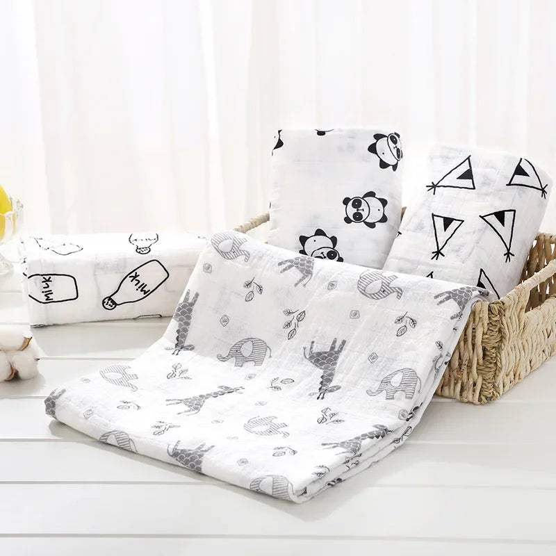 Swaddle Blanket Baby Cotton Muslin Wrap