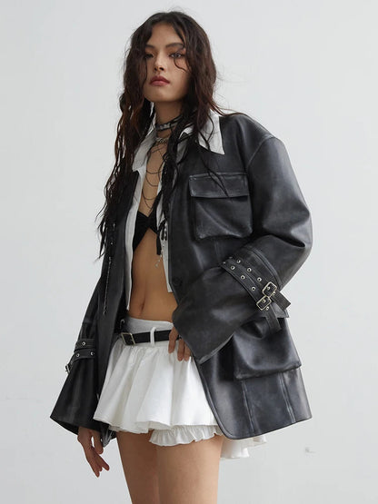 Mauarci Vegan Leather Jacket