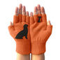 Womens Winter Faux Wool Thick Warm Knit Gloves