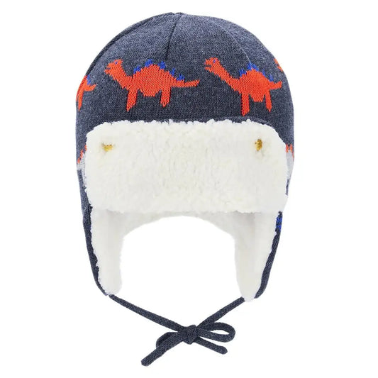 Winter Warm Cartoon Animal Baby Hats Infant Toddlers Boys