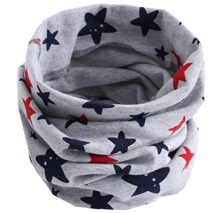 Autumn Winter Girls 100% Cotton Scarf