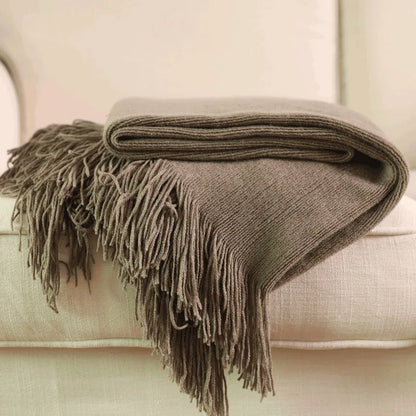 Nordic Knitted Blanket for Bed Super Soft