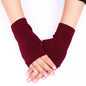 Soft Mink Gloves Cat Claw Fingerless Flip Mittens Winter Warm Wool Touchscreen Gloves Flap Cover Women Men Knitted Mitten Glove