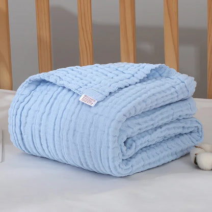 6 Layers Baby Blankets Organic Muslin Swaddle Blanket