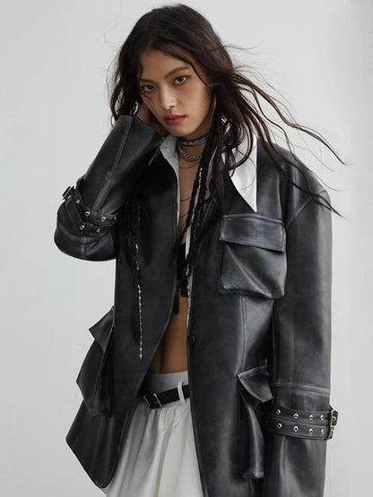 Mauarci Vegan Leather Jacket