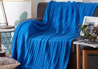 Nordic Knitting Blanket Thread Blanket