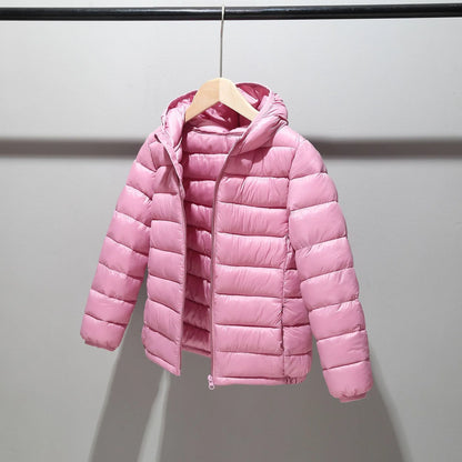 Boys Girls Cotton Winter Fashion Sport Jacket Outwear Children Cotton-Padded Jacket Boys Girls Winter Warm Coat