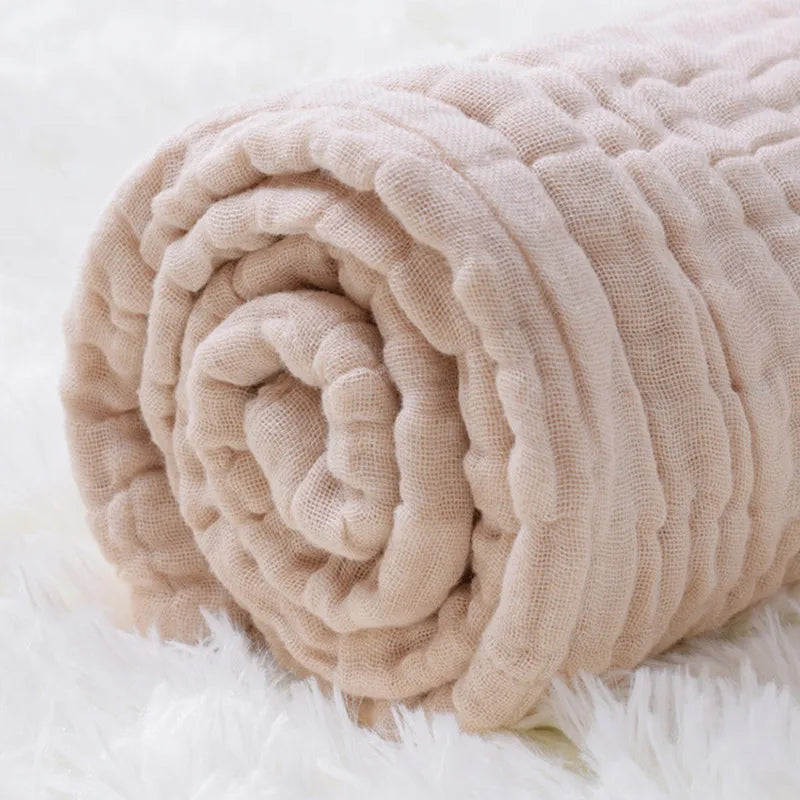 6 Layers Baby Blankets Organic Muslin Swaddle Blanket