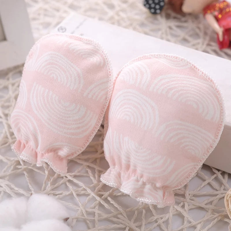 100% Cotton Baby Anti Scratching Gloves Newborn Gloves Protection Face Baby Mittens Glove Infant Accessories