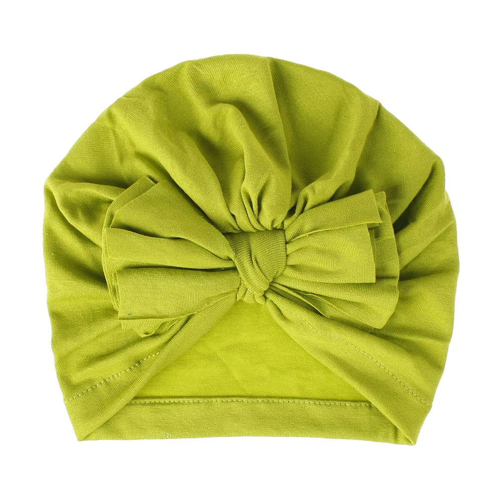 Baby Caps Turban Toddler Spring Bow Ha