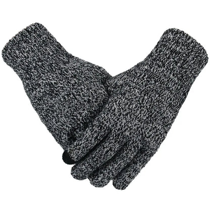 Men's Knitted Gloves Winter Autumn Male Touch Screen