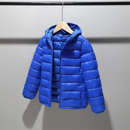 Boys Girls Cotton Winter Fashion Sport Jacket Outwear Children Cotton-Padded Jacket Boys Girls Winter Warm Coat