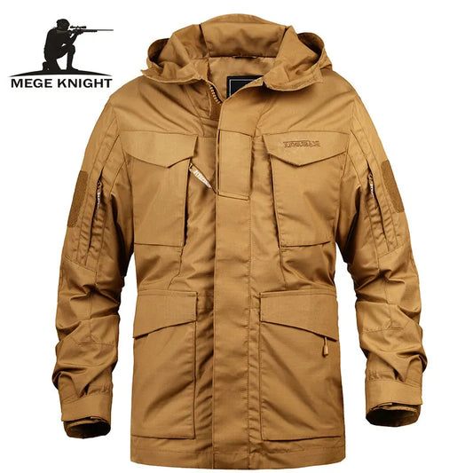 Mege Men Tactical Clothing Jacket Trench Coats Hoodie