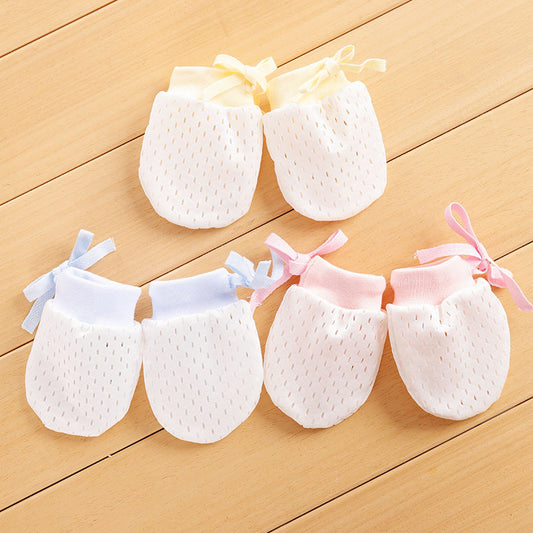 Hign Quality Convenient Adjustable Baby Cotton Gloves Newborn Infant No Scratch Toddler Mittens