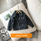 Brand New Baby Girl Boy Spring Autumn Winter PU Coat Jacket Kids Fashion Leather Jackets Children Coats Overwear Clothes 1-10age