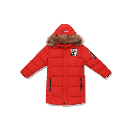 Winter Thicken Windproof Warm Kids Coat Waterproof Children Outerwear Cotton Filler Heavyweight Boys Jackets for 4-14 Years Old