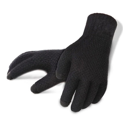 Men's Knitted Gloves Winter Autumn Male Touch Screen