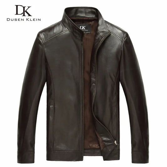 Luxury Man Genuine Sheepskin Leather Jacket