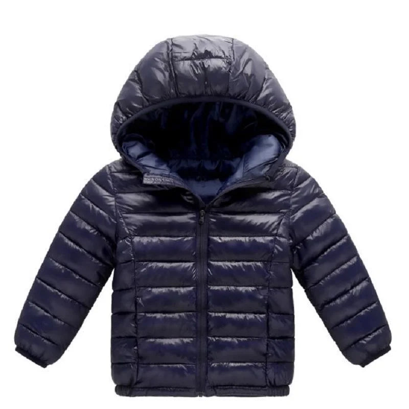 Boys Girls Cotton Winter Fashion Sport Jacket Outwear Children Cotton-Padded Jacket Boys Girls Winter Warm Coat