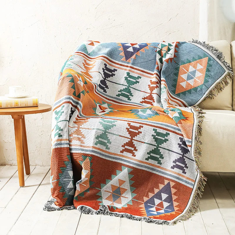 Plaid Blankets Knitted Nordic Sofa Towel Sofa Cove