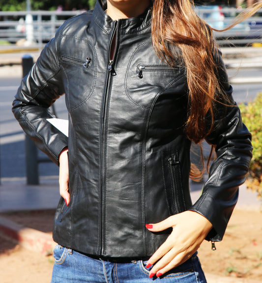 Leather Jacket for Women - Leather Genuine