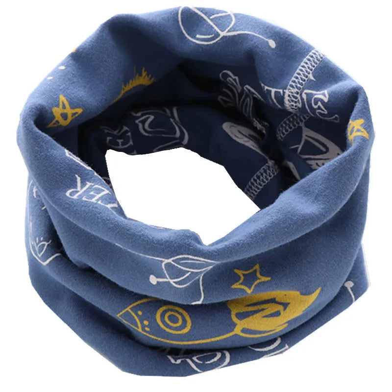 Autumn Winter Girls 100% Cotton Scarf