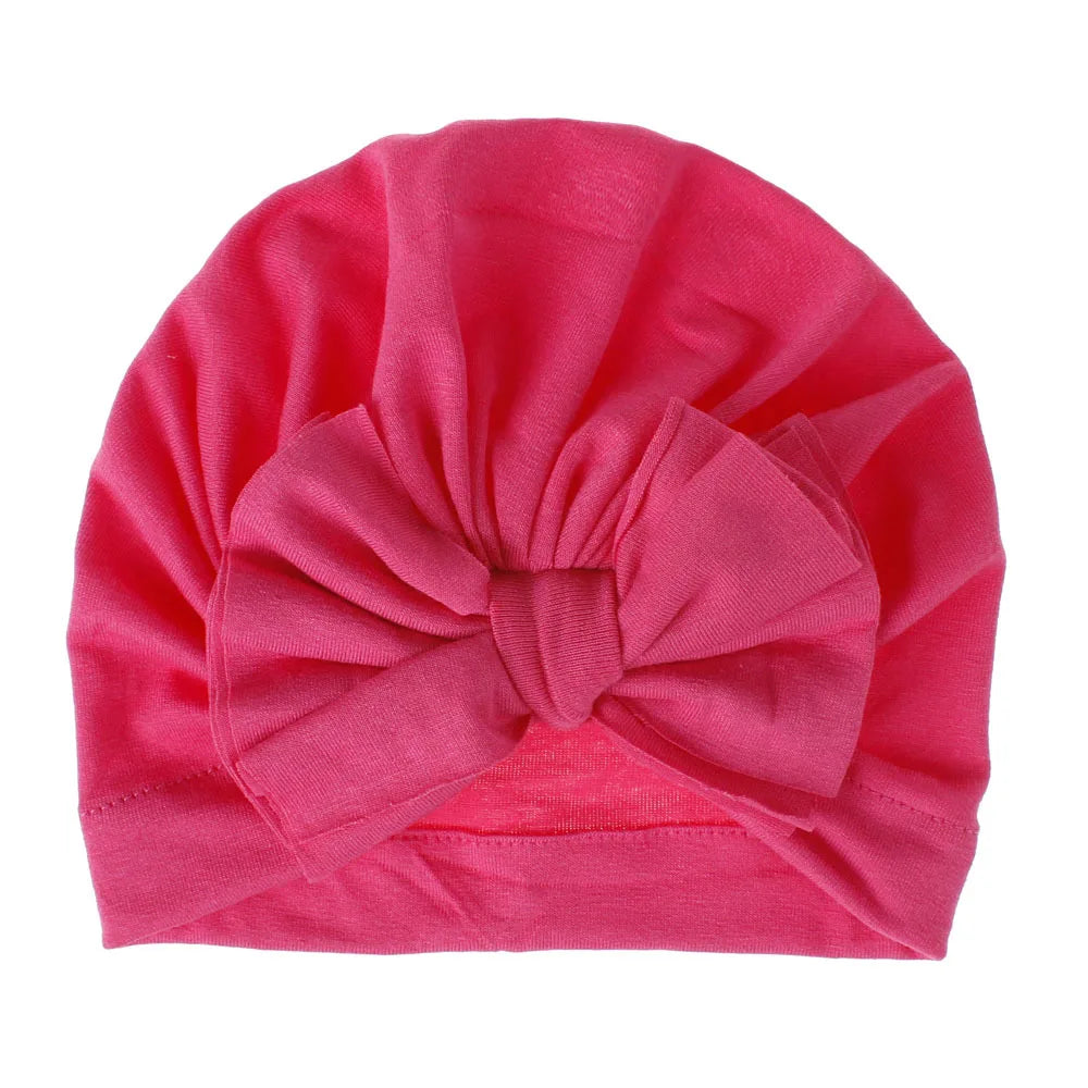 Baby Caps Turban Toddler Spring Bow Ha