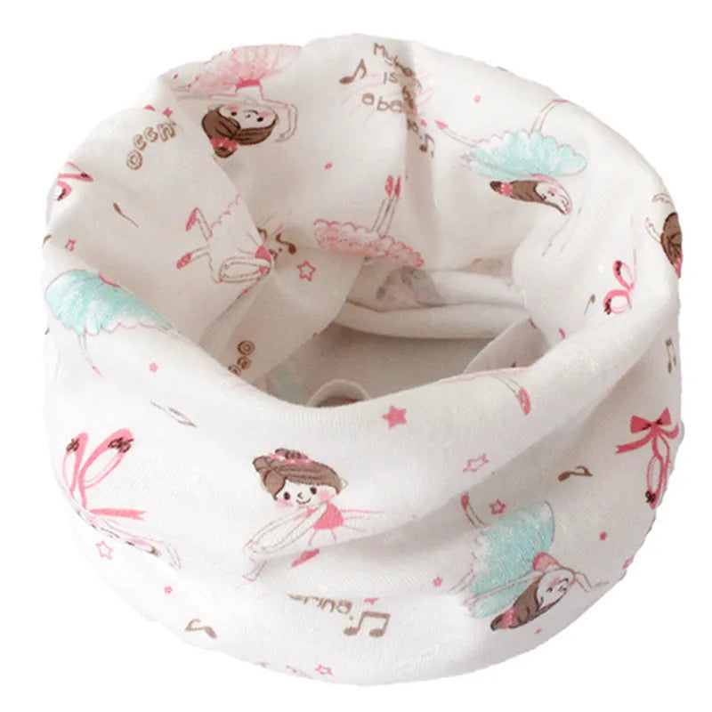 Autumn Winter Girls 100% Cotton Scarf