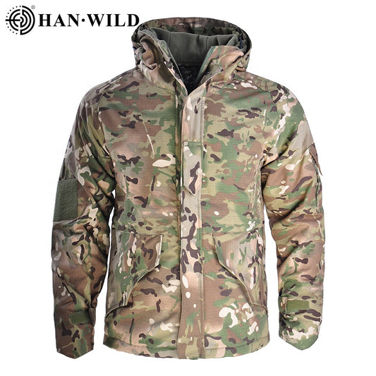 HAN WILD Good Factory G8 Tactical Jacket Hiking Jackets Men Camouflage Jacket