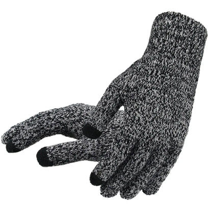 Men's Knitted Gloves Winter Autumn Male Touch Screen