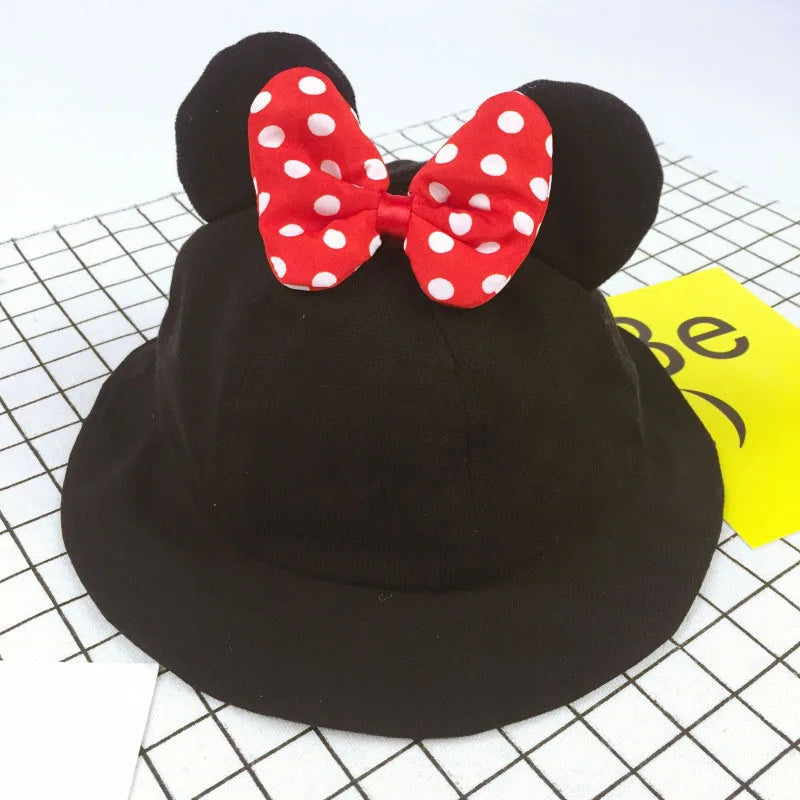 Winter Children Big Bowknot Hat Baby Cap Thick Warm