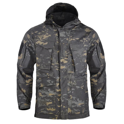 Mege Men Tactical Clothing Jacket Trench Coats Hoodie