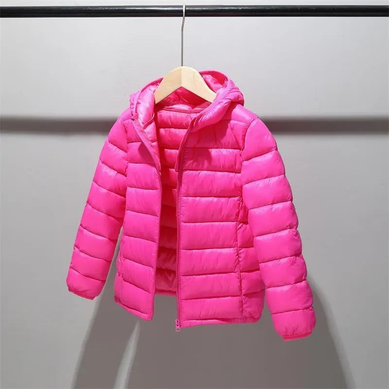 Boys Girls Cotton Winter Fashion Sport Jacket Outwear Children Cotton-Padded Jacket Boys Girls Winter Warm Coat