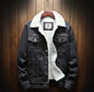 Hooded Denim Jacket Men's