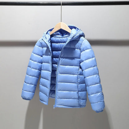 Boys Girls Cotton Winter Fashion Sport Jacket Outwear Children Cotton-Padded Jacket Boys Girls Winter Warm Coat