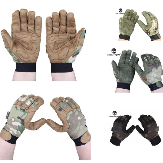 EMERSON-Pro Outdoor Sports Gloves, Tactical Airsoft Hunting, Motorcycle, Bike, Armed Mittens, Camping