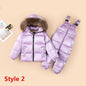 Orangemom Russia Winter Children's Clothing Sets Girls Clothes New Year's Eve Boys Parka Kids Jackets Coat Down Snowsuit 2-6Year