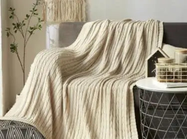 Nordic Knitting Blanket Thread Blanket