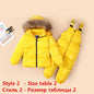 Orangemom Russia Winter Children's Clothing Sets Girls Clothes New Year's Eve Boys Parka Kids Jackets Coat Down Snowsuit 2-6Year