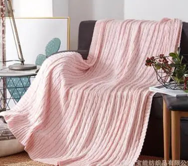 Nordic Knitting Blanket Thread Blanket